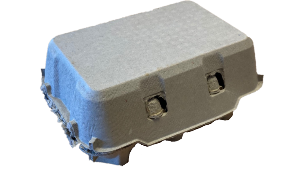 Æggebakker - 6 stks. m/låg