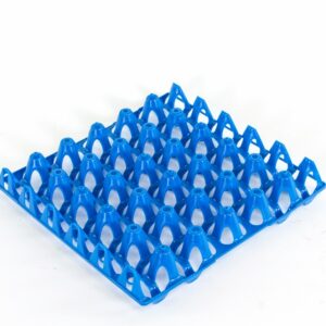 Æggebakke i plast til 30 æg - Blå